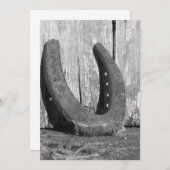 Hufeiseneinladung Einladung (Vorne/Hinten)