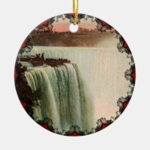 Hufeisenfälle bei Niagara-Schmuck Keramik Ornament