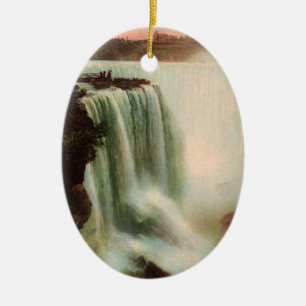 Hufeisenfälle bei Niagara-Schmuck Keramikornament