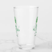 Hufeisenhufeisen St Patricks Day Beer Glas (Links)