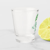 Hufeisenhufeisen St Patricks Day Beer Schnapsglas (Links)