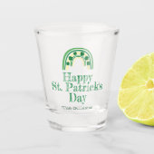 Hufeisenhufeisen St Patricks Day Beer Schnapsglas (Vorderseite)