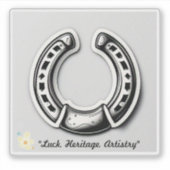 "Hufeisenkunst" Aufkleber (Vorderseite)