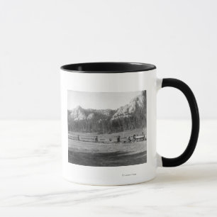 Hufeisenkurve auf Burlington und Missouri Tasse
