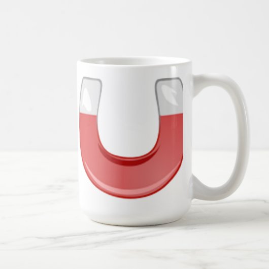 Hufeisenmagnet Kaffeetasse (Rechts)