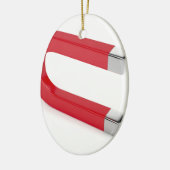 Hufeisenmagnet Keramik Ornament (Links)