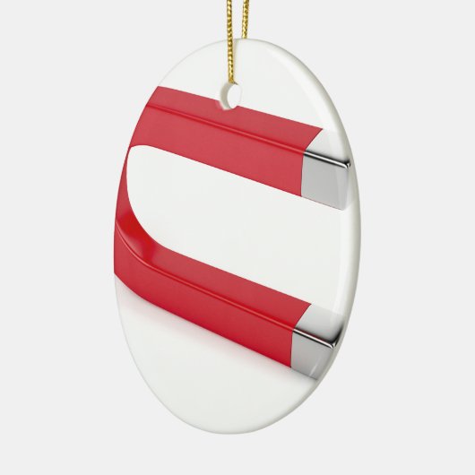 Hufeisenmagnet Keramik Ornament (Links)