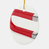 Hufeisenmagnet Keramik Ornament (Vorne)