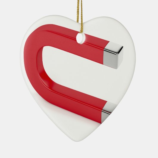 Hufeisenmagnet Keramikornament (Rechts)