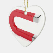 Hufeisenmagnet Keramikornament (Links)