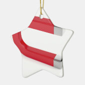 Hufeisenmagnet Keramikornament (Links)