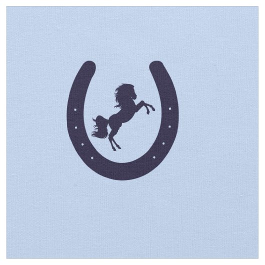 Hufeisenmarine Stoff (Nahaufnahme)