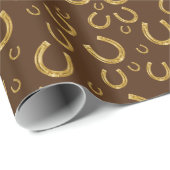 Hufeisenmuster Geschenkpapier (Rolleneckpunkt)