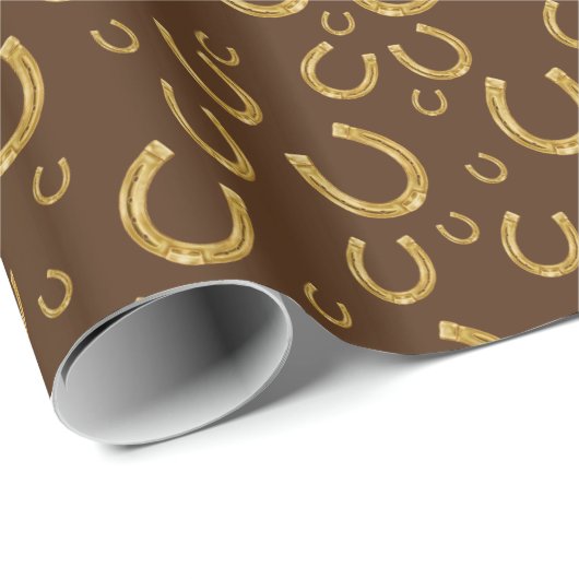 Hufeisenmuster Geschenkpapier (Rolleneckpunkt)