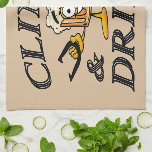 Hufeisennickenc$tuch-clinks Getränke Handtuch (Gefaltet)