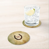 Hufeisenpapier Mit Monogramm Untersetzer (Vor Ort)