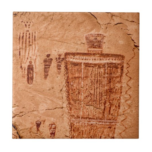 Hufeisenschlucht-große Galerie-Zahl Fliese (Vorderseite)