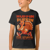 Huffin And Puffin For Stuffing Turkey Trot Squad T-Shirt (Vorderseite)