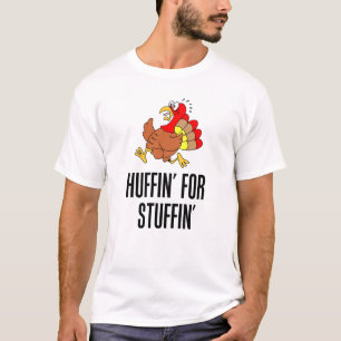 Huffin für Stuffin Erntedank läuft T-Shirt