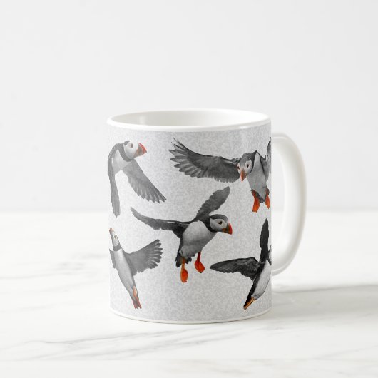 Huffin' Puffin Kaffeetasse (VorderseiteRechts)