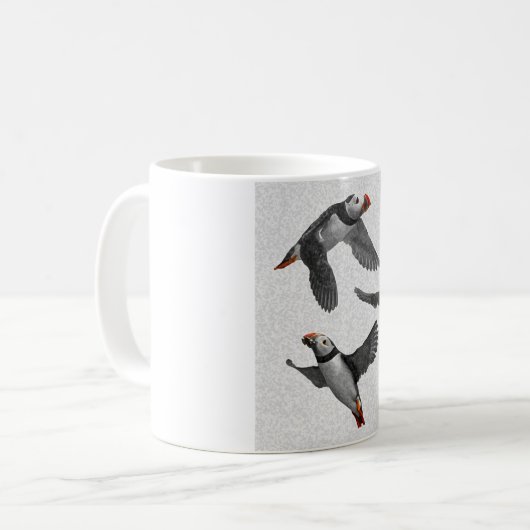 Huffin' Puffin Kaffeetasse (Vorderseite Links)