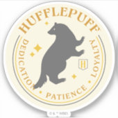 HUFFLEPUFF™ Badger House Pride Abzeichen Aufkleber (Vorderseite)