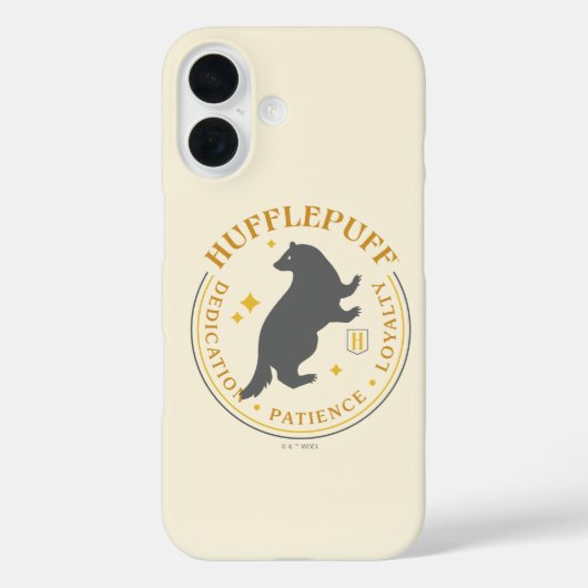HUFFLEPUFF™ Badger House Pride Abzeichen Case-Mate iPhone Hülle (Rückseite)