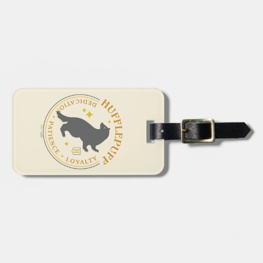 HUFFLEPUFF™ Badger House Pride Abzeichen Gepäckanhänger (Vorderseite horizontal)