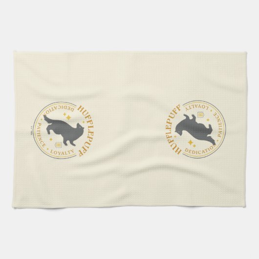 HUFFLEPUFF™ Badger House Pride Abzeichen Geschirrtuch (Horizontal)