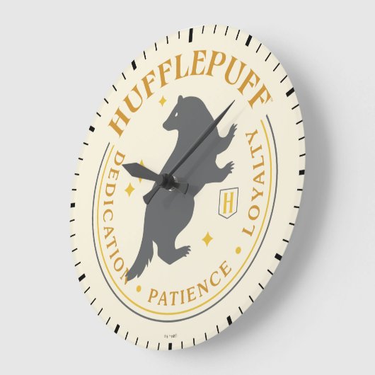 HUFFLEPUFF™ Badger House Pride Abzeichen Große Wanduhr (Winkel)