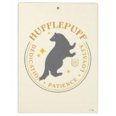HUFFLEPUFF™ Badger House Pride Abzeichen Klemmbrett (Rückseite)