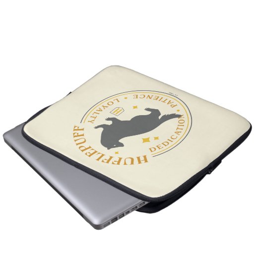 HUFFLEPUFF™ Badger House Pride Abzeichen Laptopschutzhülle (Vorne Knopf)