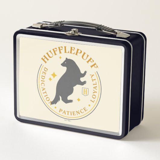 HUFFLEPUFF™ Badger House Pride Abzeichen Metall Brotdose (Vorderseite)