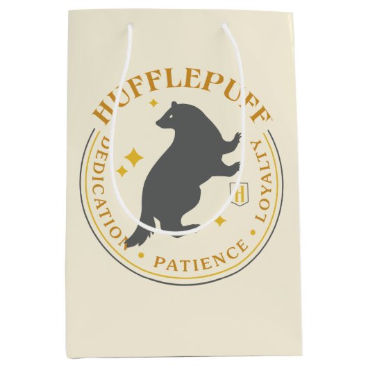 HUFFLEPUFF™ Badger House Pride Abzeichen Mittlere Geschenktüte (Vorderseite)