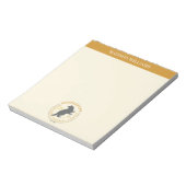 HUFFLEPUFF™ Badger House Pride Abzeichen Notizblock (Rotiert)