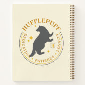 HUFFLEPUFF™ Badger House Pride Abzeichen Notizblock (Rückseite)