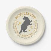 HUFFLEPUFF™ Badger House Pride Abzeichen Pappteller (Vorderseite)