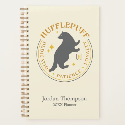 HUFFLEPUFF™ Badger House Pride Abzeichen Planer (Vorderseite)