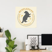 HUFFLEPUFF™ Badger House Pride Abzeichen Poster (Heimbüro)