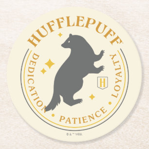 HUFFLEPUFF™ Badger House Pride Abzeichen Runder Pappuntersetzer