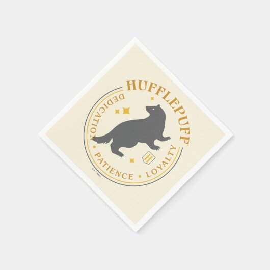 HUFFLEPUFF™ Badger House Pride Abzeichen Serviette (Ecke)