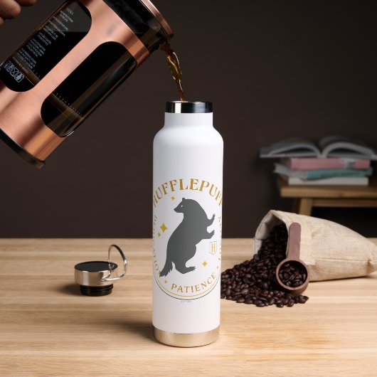 HUFFLEPUFF™ Badger House Pride Abzeichen Trinkflasche (Kaffee)