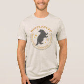 HUFFLEPUFF™ Badger House Pride Badge Tri-Blend Shirt (Vorderseite)