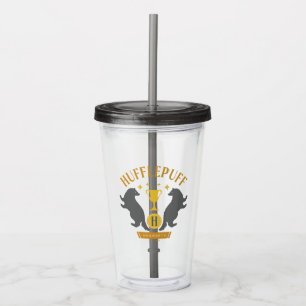 HUFFLEPUFF™ Badger und Cup House Pride Grafik Acryltrinkbecher