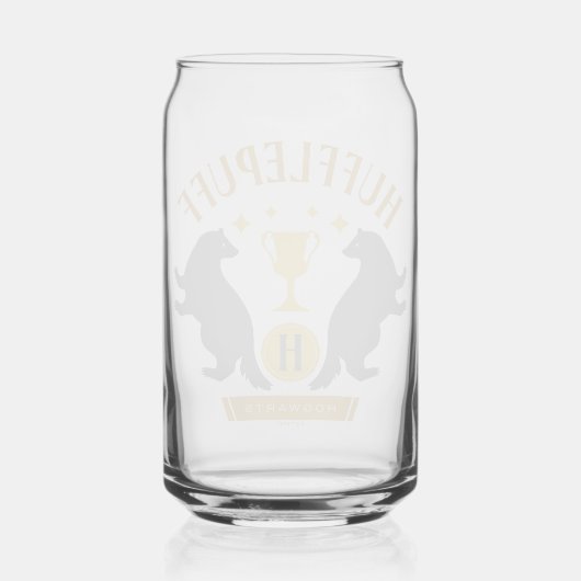 HUFFLEPUFF™ Badger und Cup House Pride Grafik Dosenglas (Rückseite)