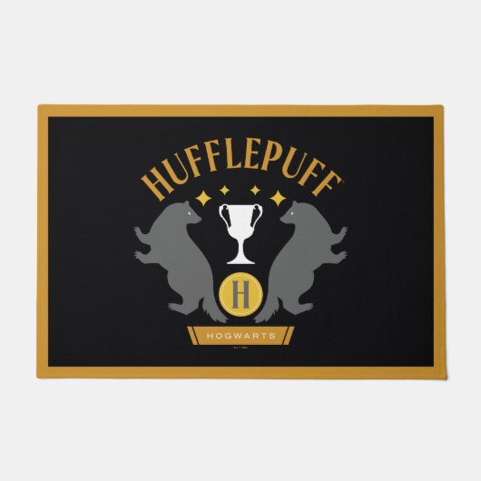 HUFFLEPUFF™ Badger und Cup House Pride Grafik Fußmatte (Vorderseite)