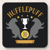 HUFFLEPUFF™ Badger und Cup House Pride Grafik Getränkeuntersetzer (Vorderseite)