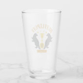 HUFFLEPUFF™ Badger und Cup House Pride Grafik Glas (Rückseite)