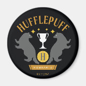 HUFFLEPUFF™ Badger und Cup House Pride Grafik Magnet (Vorne)