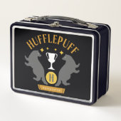 HUFFLEPUFF™ Badger und Cup House Pride Grafik Metall Brotdose (Vorderseite)